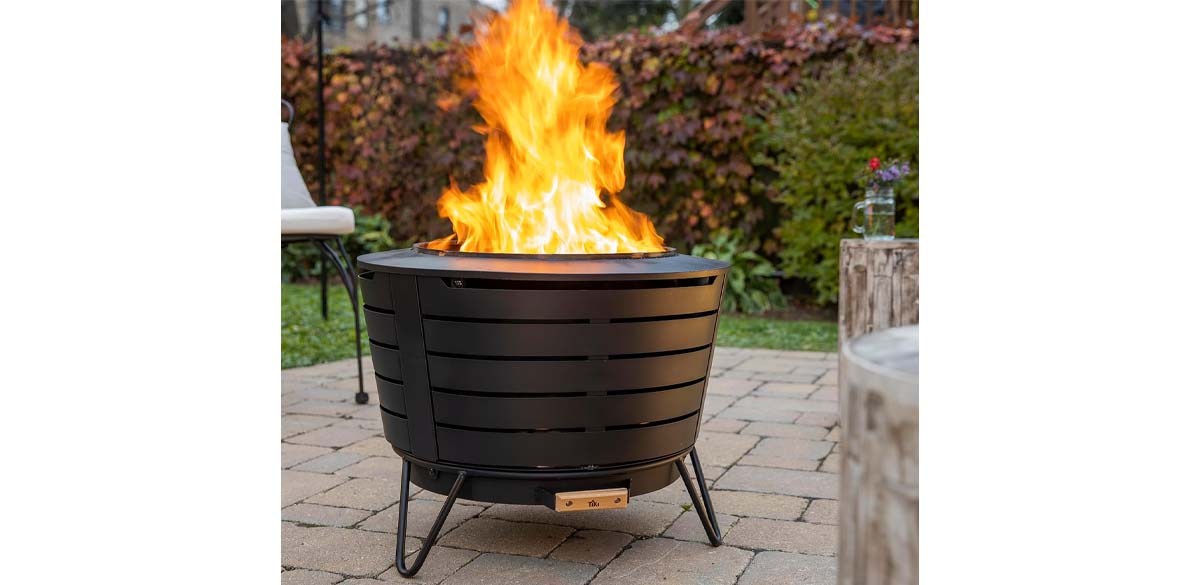 TIKI 25-Inch Smokeless Patio Fire Pit TIKI 25-Inch Smokeless Patio Fire Pit
