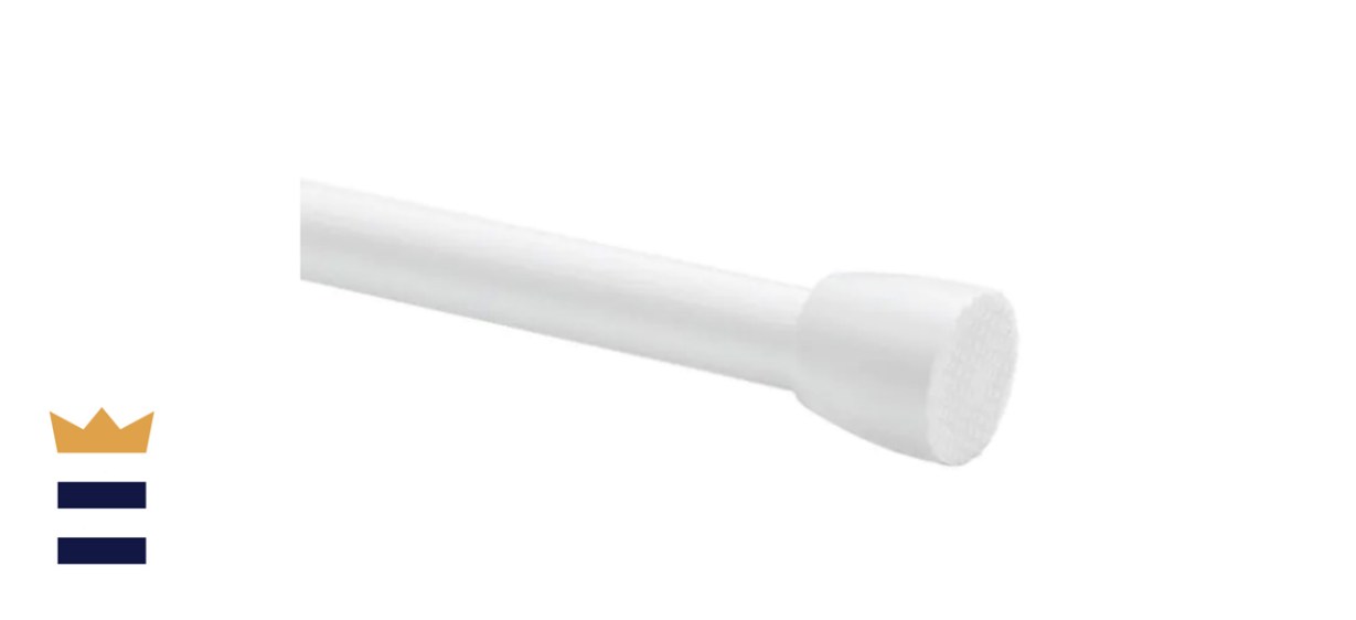 Tension Curtain Rod in White