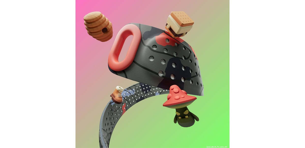 Google Fitbit Ace LTE Band - Kids Smartwatch Band - Water Resistant - One Size Fits All - Camp Nightmare