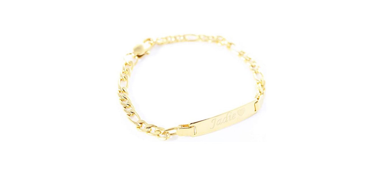 Best Tina&Co Personalized 14-Karat Gold-Plated Baby Name Bracelet Best Tina&Co Personalized 14-Karat Gold-Plated Baby Name Bracelet