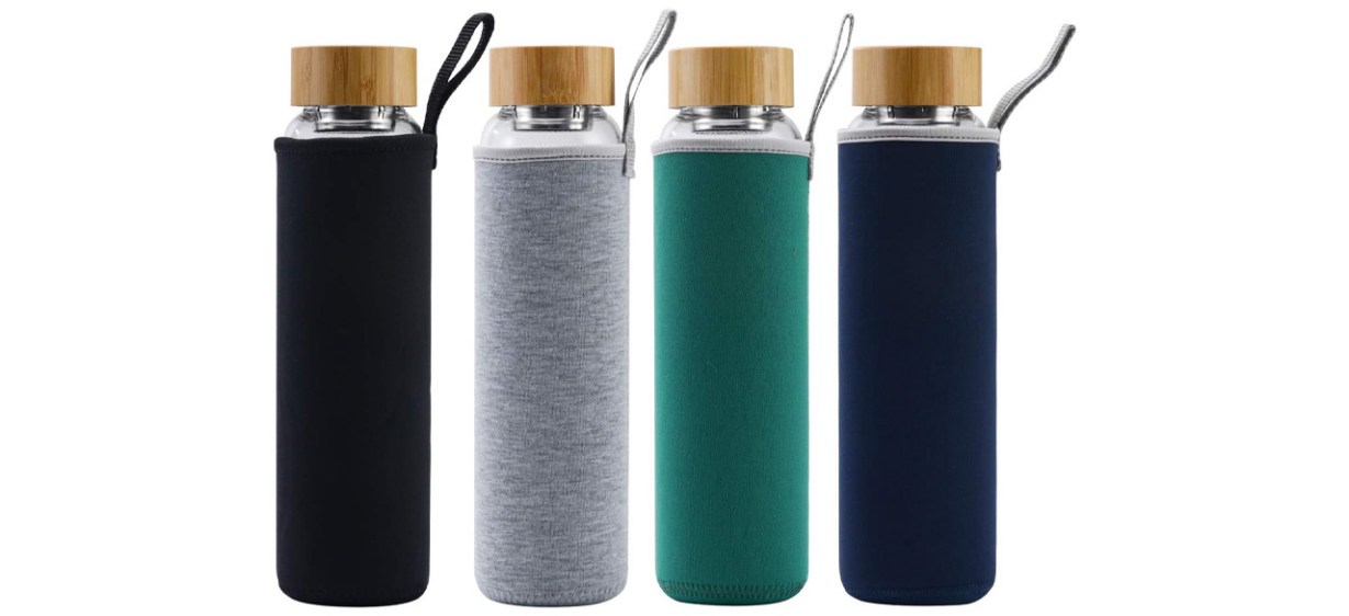 Best sunkey Glass Water Bottle 32 oz