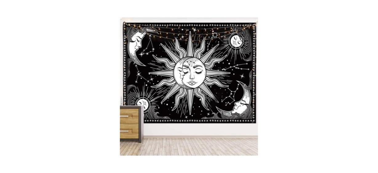 Dakota Fields Psychedelic Sun Hanging Tapestry Dakota Fields Psychedelic Sun Hanging Tapestry