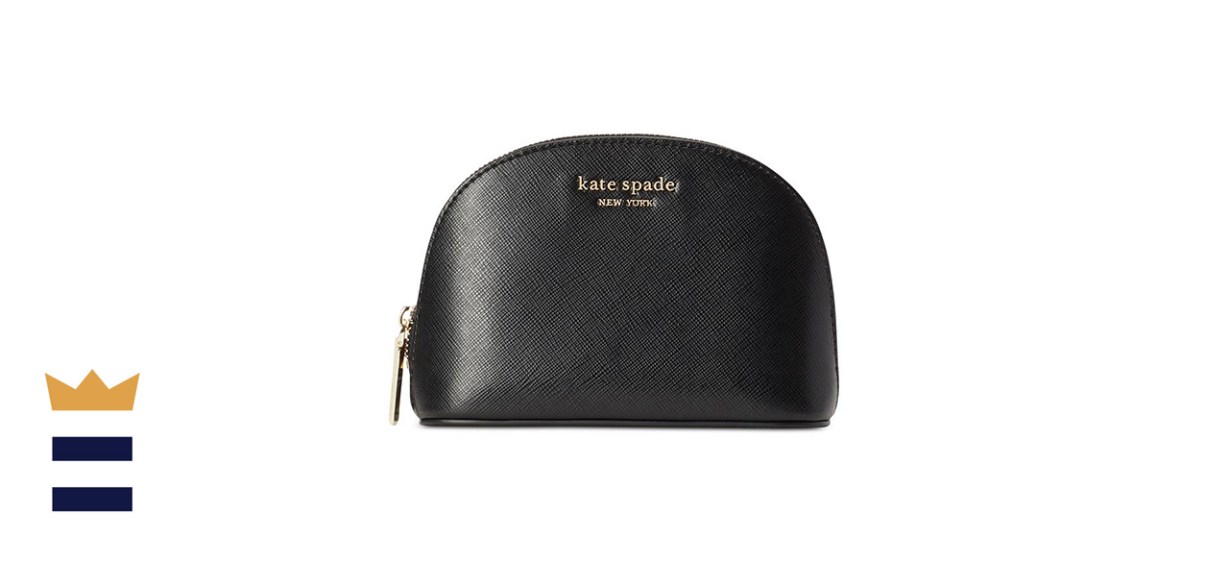 Kate Spade New York Spencer Small Dome Leather Cosmetic Bag