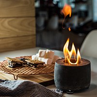 tabletop fire pit