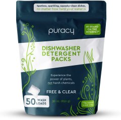 Puracy Natural Dishwasher Detergent Packs