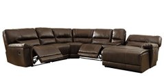Homelegance Blythe II Collection Six-Piece Bonded Leather Sectional