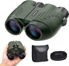 Rodcirant 20x25 Compact Binoculars for Adults and Kids