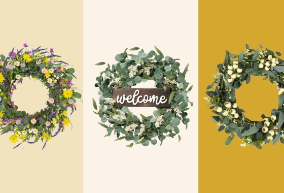 Beautiful spring wreaths to brighten up your door this season