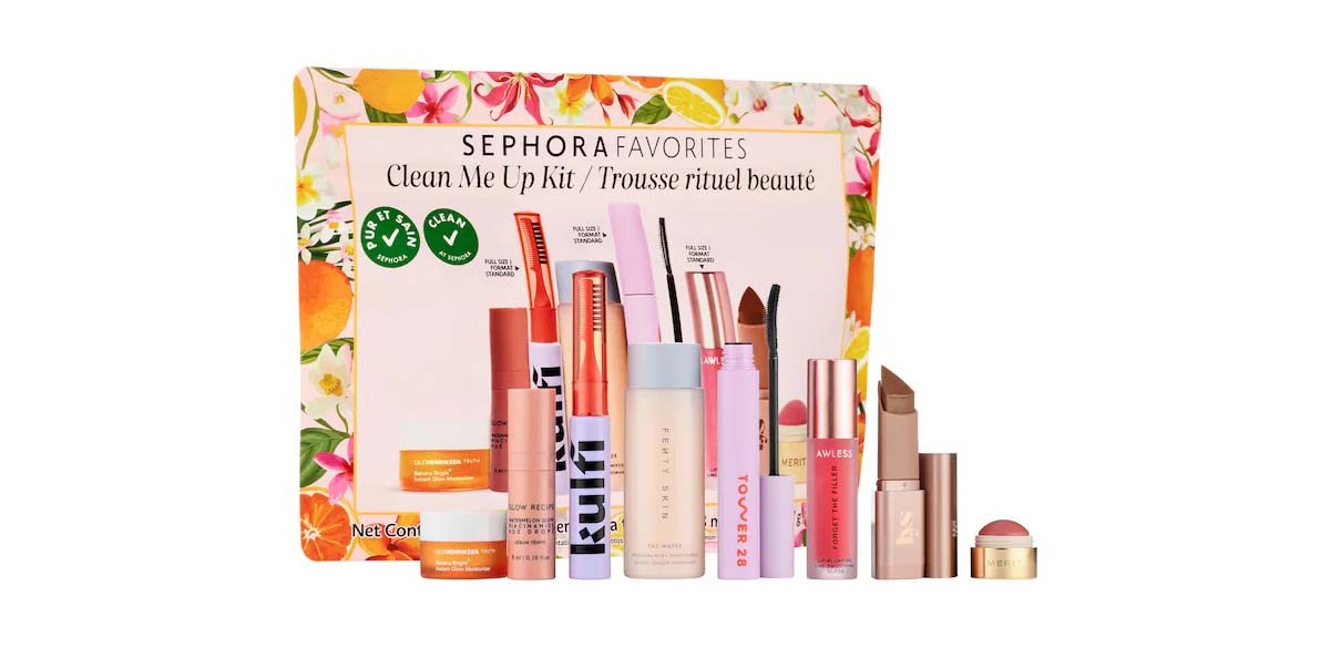 Sephora Favorites Clean Me Up Makeup and Skincare Value Set