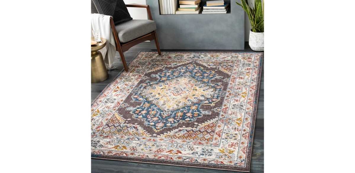 Langley Street Flatiron Oriental Ivory Area Rug