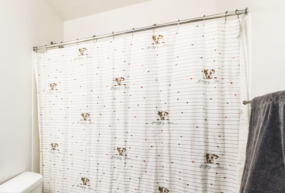 Best dog shower curtain