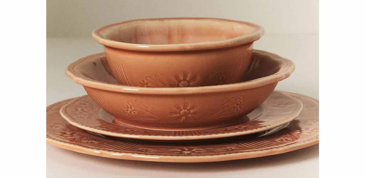 Aster Portuguese Pasta Bowl, Set of 4