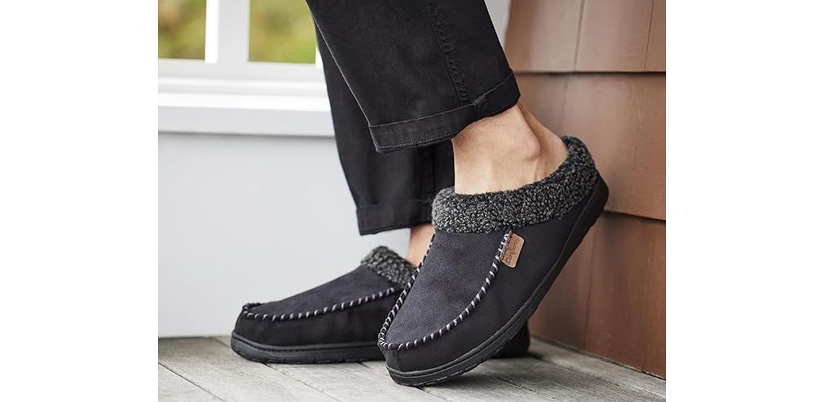 Dearfoams Mens Indoor-Outdoor Breathable Memory Foam Brendan Clog