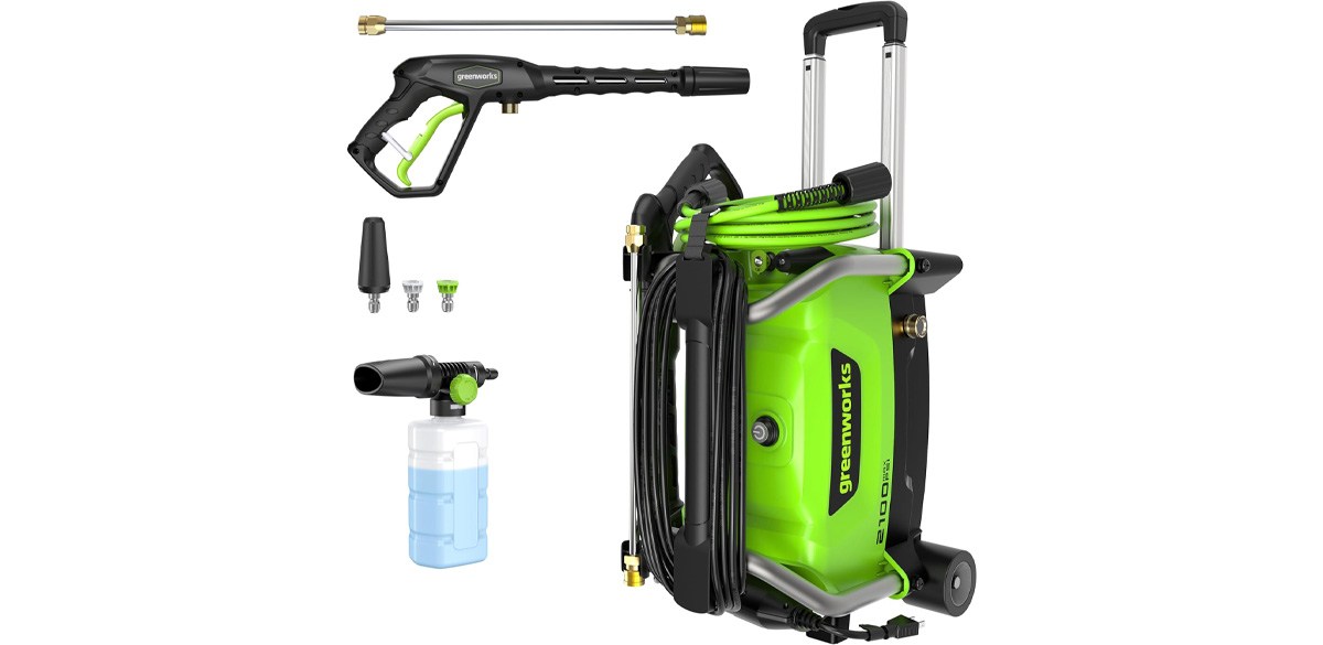 Greenworks 2100-psi Compact Electric Pressure Washer