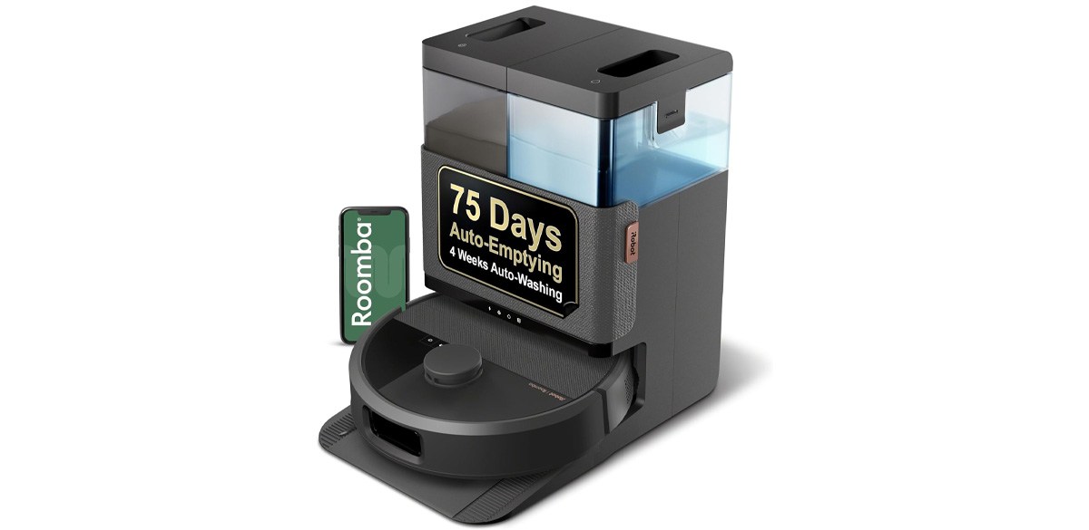 iRobot Roomba Plus 505 Combo Robot Vacuum &amp; Mop with AutoWash Dock