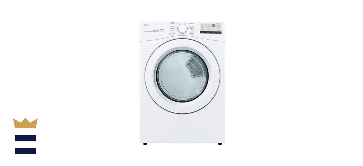 7.4 Cubic Feet Smart White Electric Vented Dryer with Sensor Dry