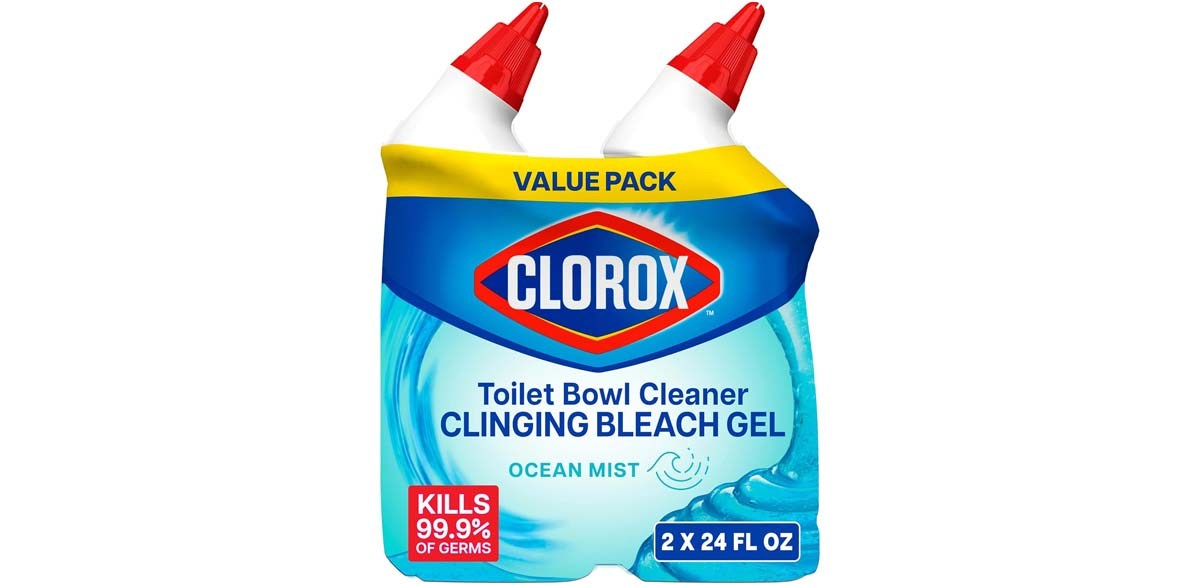 Clorox Toilet Bowl Cleaner Clinging Bleach Gel