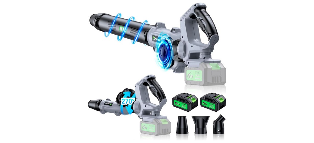 Aixiqee Powerful 21V Electric Cordless Leaf Blower