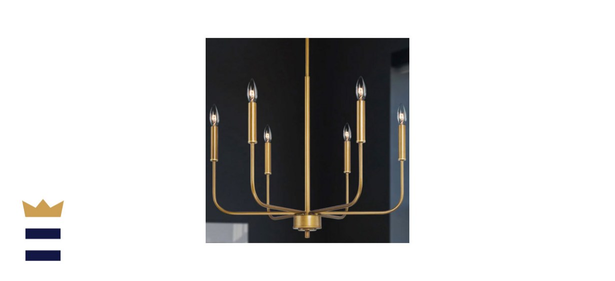 Antique Dark-Gold Rustic Island Chandelier 