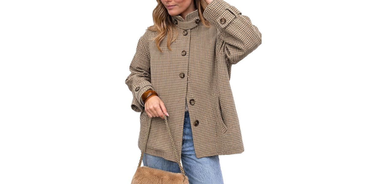 Tankaneo Womens Plaid Barn Jacket