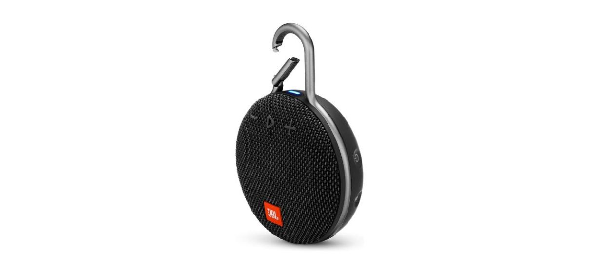 JBL Clip 3 Portable Bluetooth Speaker on white background