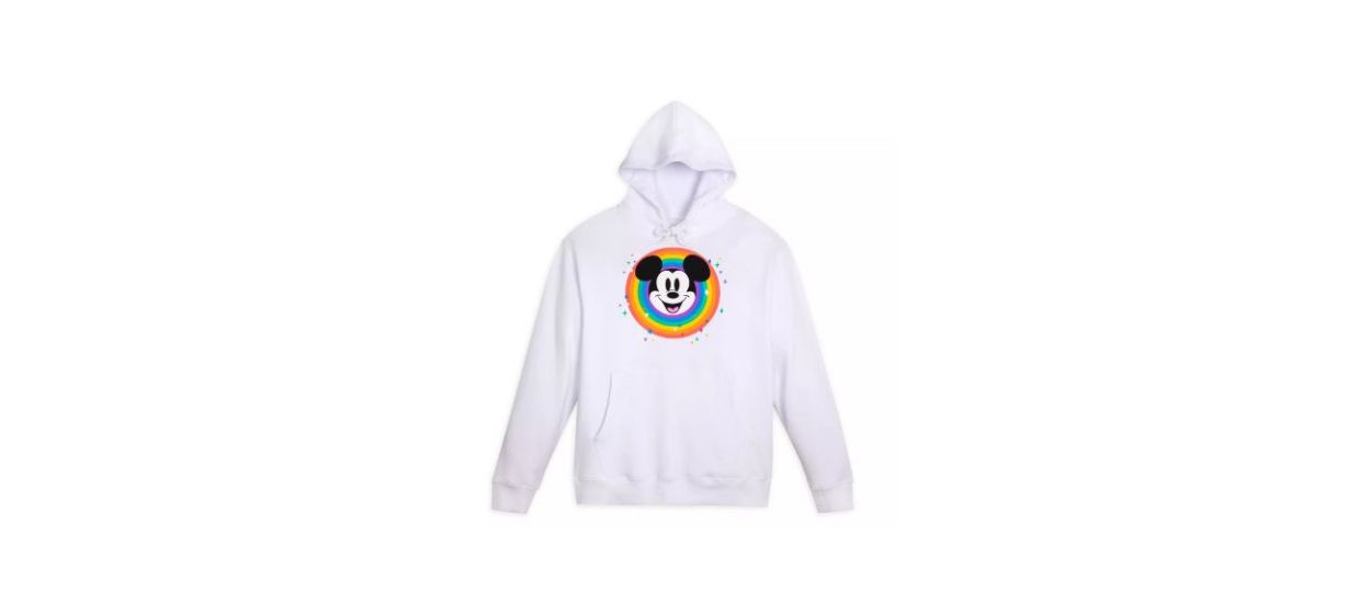Mickey Mouse Pullover Hoodie for Adults — Disney Pride Collection Mickey Mouse Pullover Hoodie for Adults — Disney Pride Collection