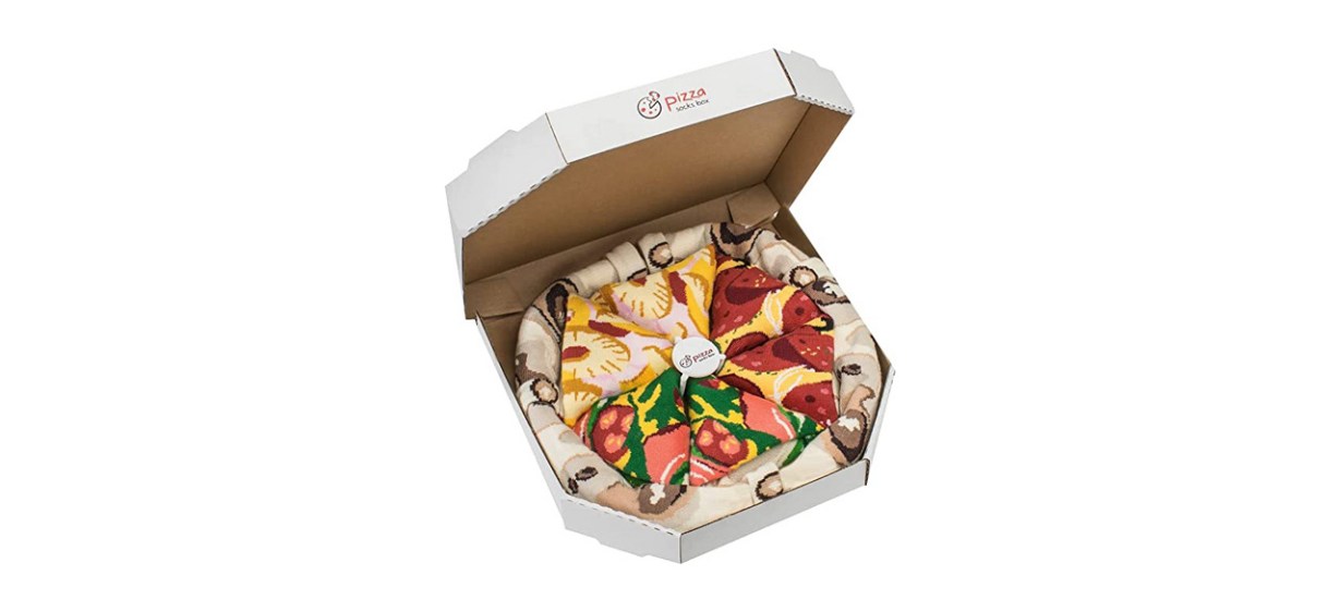 Best Rainbow Socks Pizza Socks Box