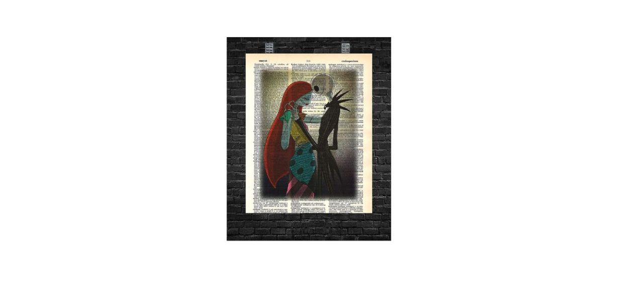 Best Rends Jack and Sally in Love Wall Decor