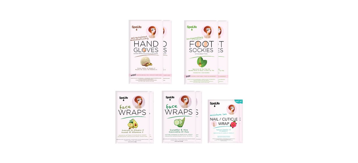 Best SpaLife Pink Hand Foot, Nail &amp; Face Spa Set