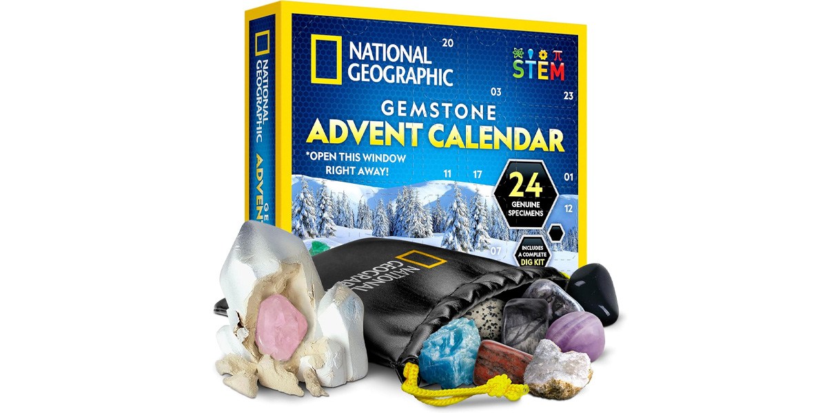 Blue Marble Store NATIONAL GEOGRAPHIC Gemstone Advent Calendar