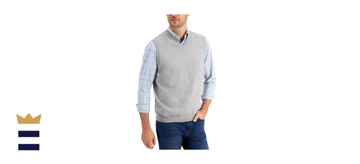 Club Room V-Neck Sweater Vest