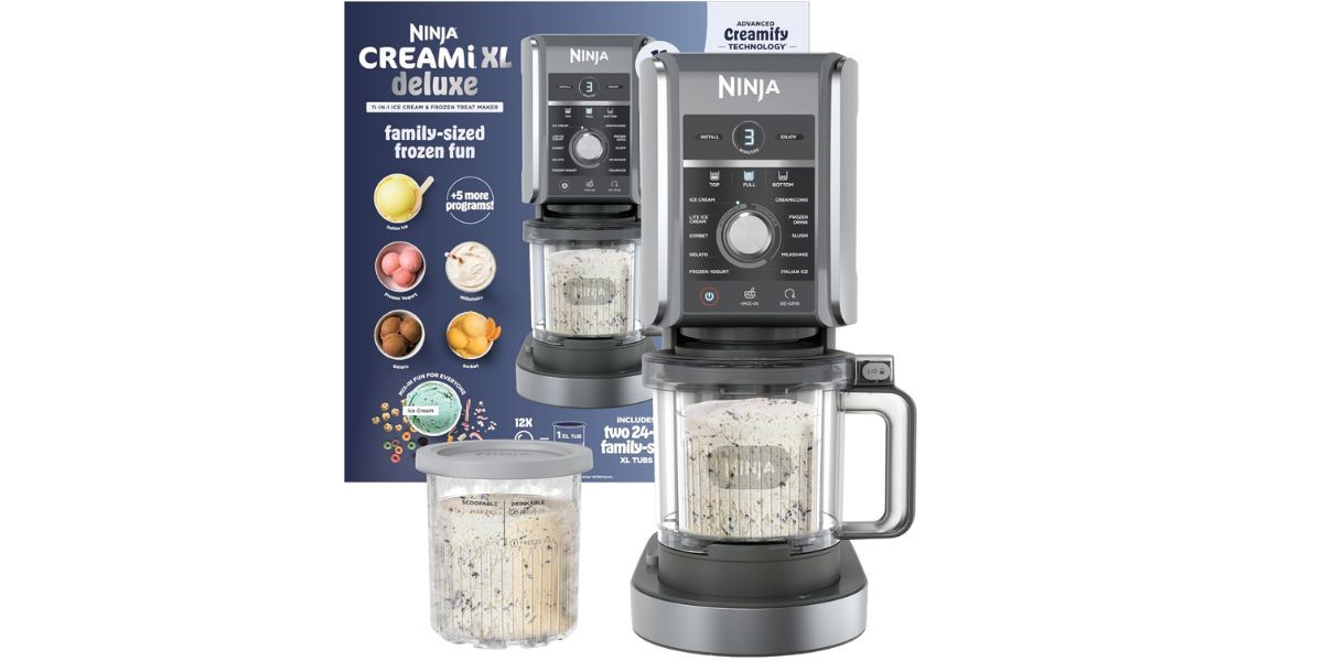 Ninja CREAMi Deluxe Ice Cream Maker