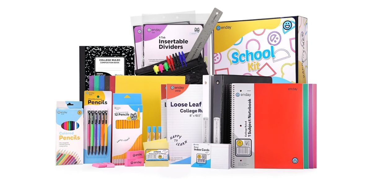 Enday Back to School Supplies High School and College