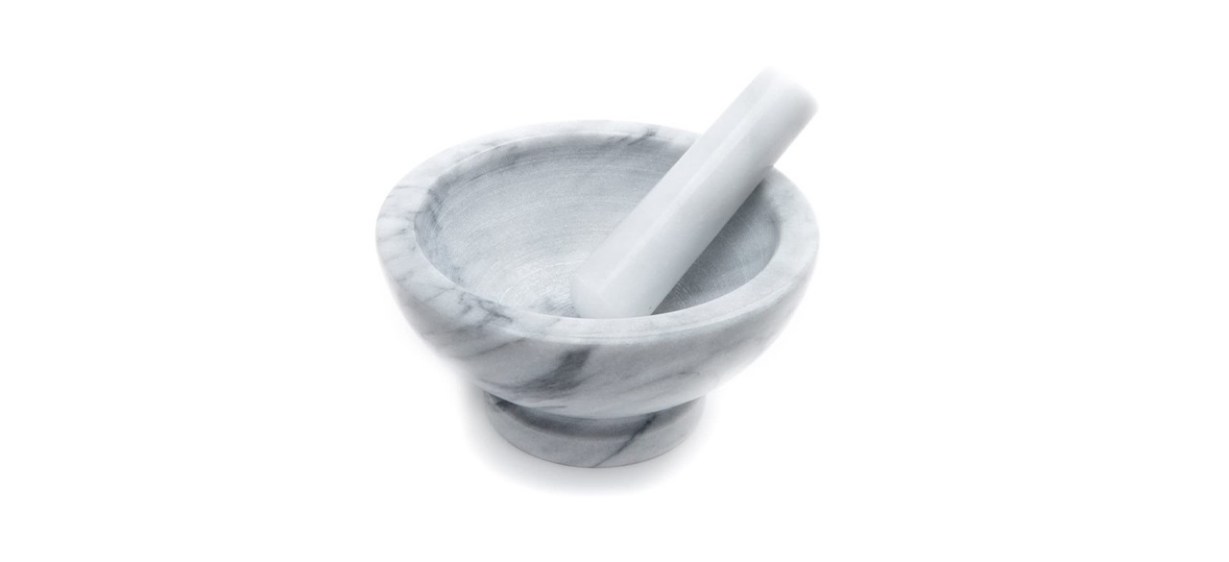 Fox Run Large Marble Mortar and Pestle