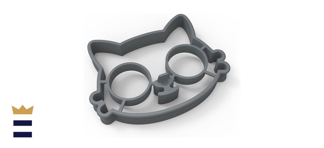 Genuine Fred Funny Side Up Silicone Egg Mold, Cat