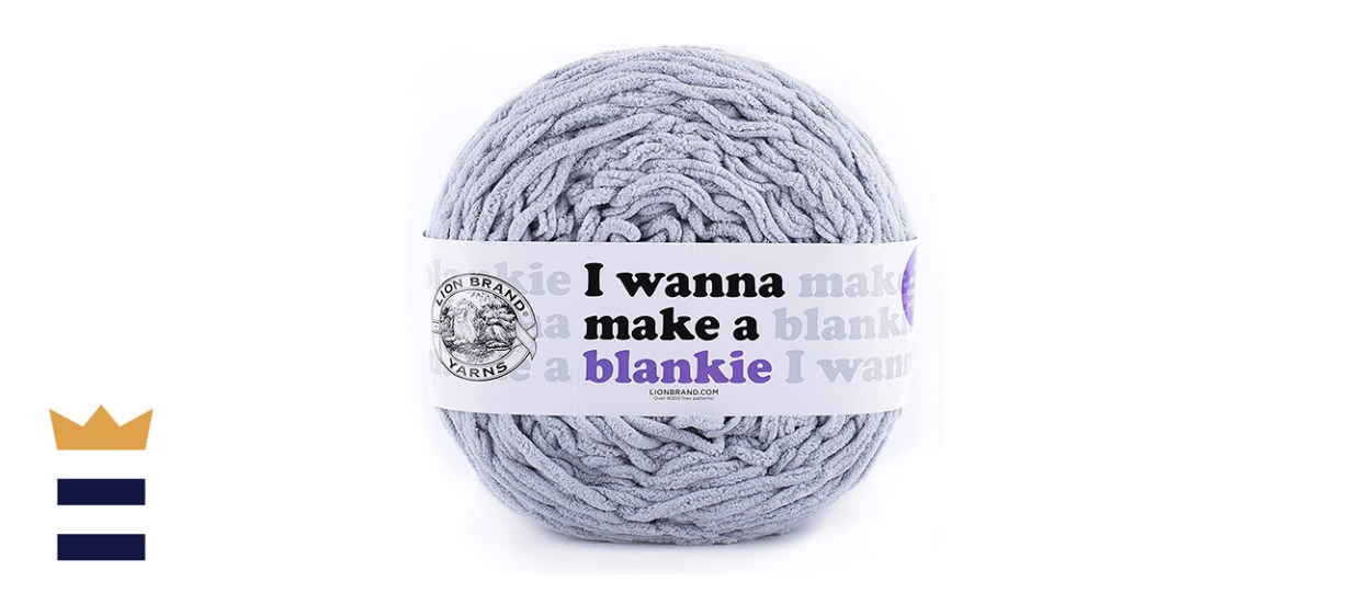 Lion Brand Yarn Wanna Make a Blankie Yarn