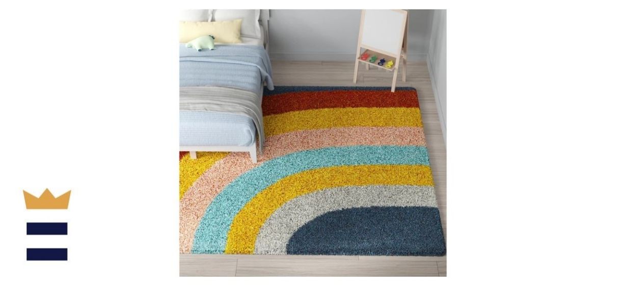 Mack &amp; Milo’s Camilo Abstract Rainbow Area Rug