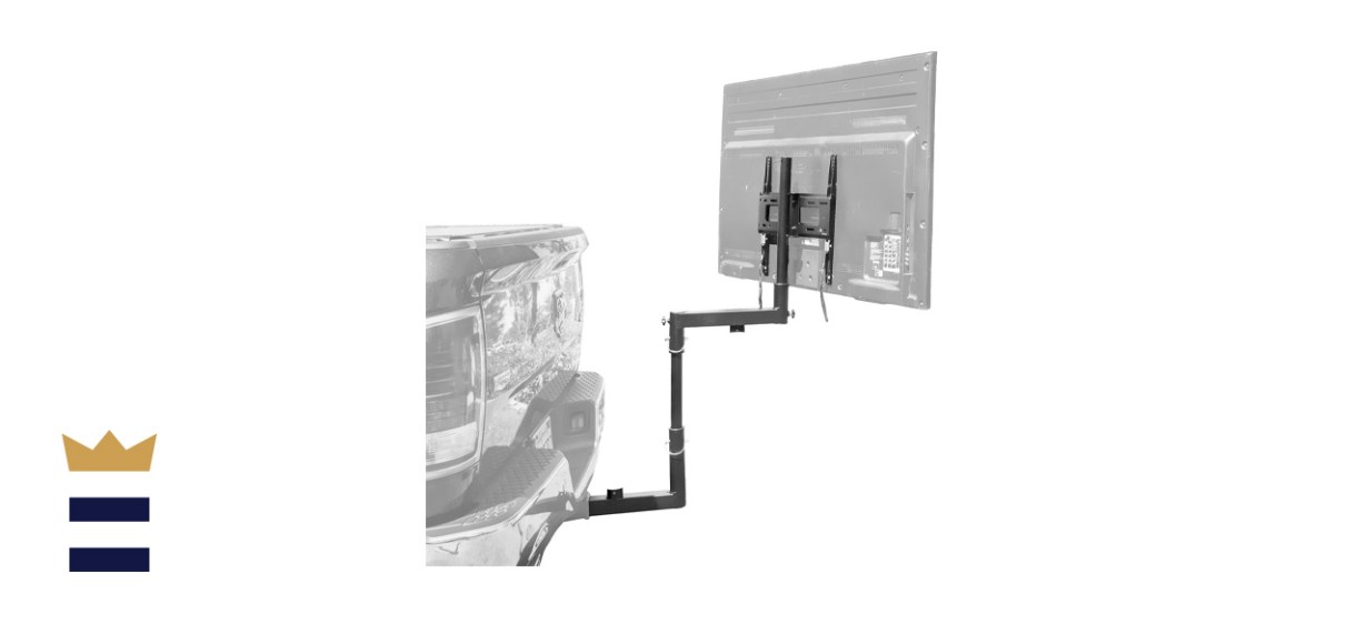 Mount-It! Tailgate TV Mount | Full Motion Tailgate TV Stand for 2 Inch Receiver Hitch