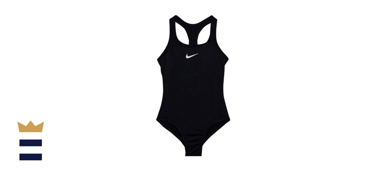 Nike Girls’ Essential Racerback One-Piece Swimsuit