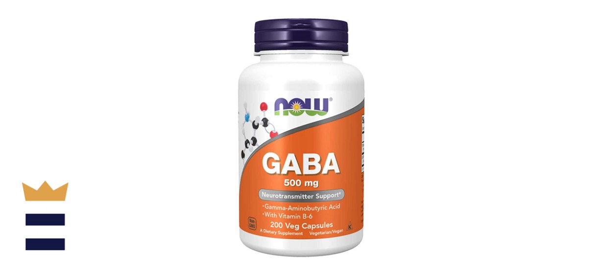 Now 500-milligram GABA Supplement with B-6