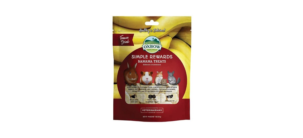 Oxbow Simple Rewards Banana Small Animal Treats