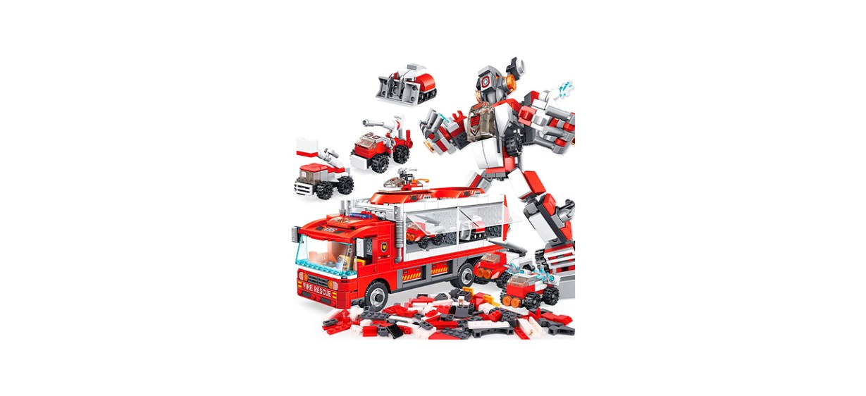 Panlos 655 Pieces Robot Building Toy