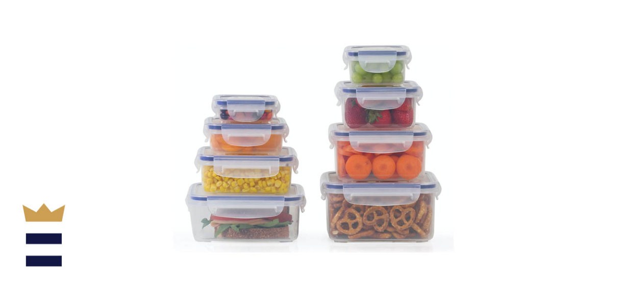 Popit! Plastic Food Storage Containers, 16-Piece 