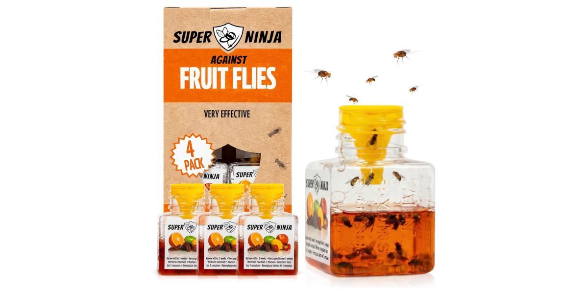 Super Ninja Fruit Fly Traps for Indoors