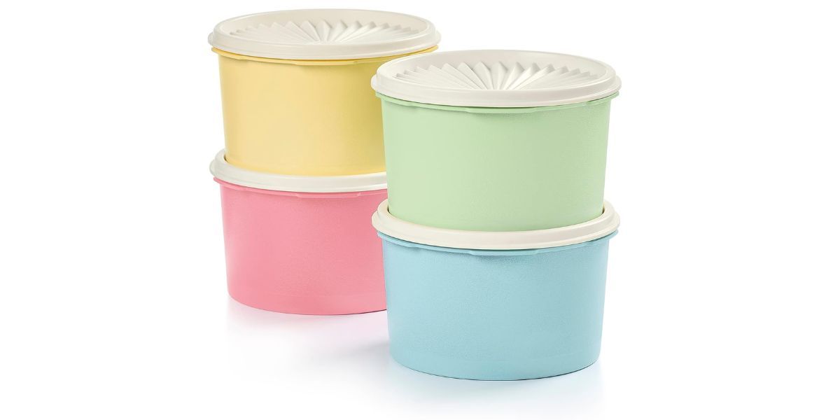 Tupperware Heritage Collection 8 Piece Food Storage Canister Set