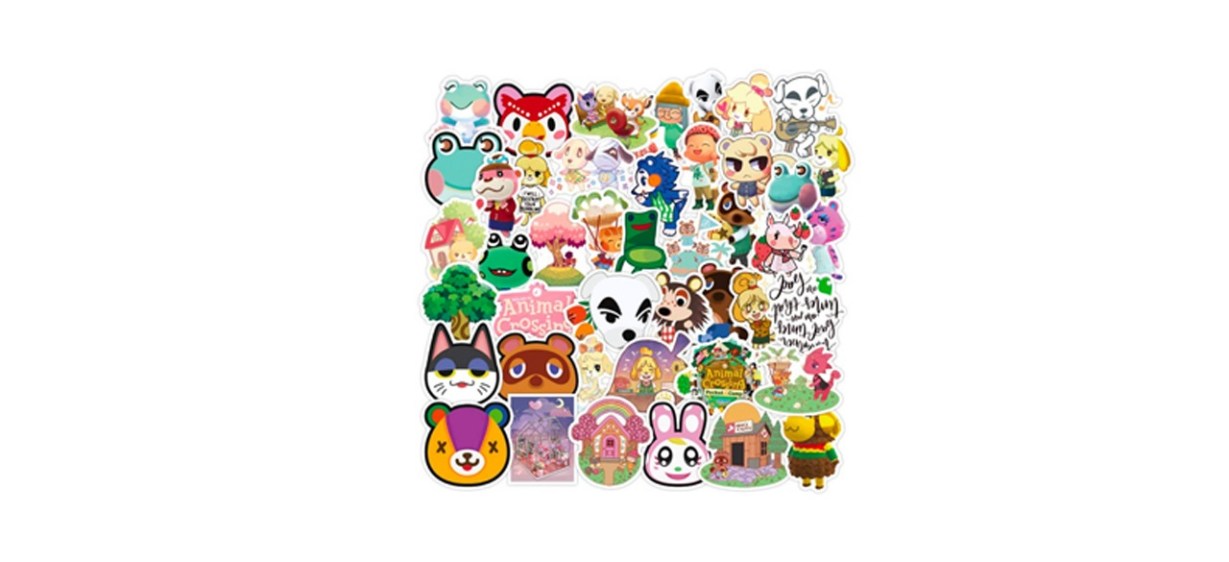 YEESACG Animal Crossing Stickers, 50 Pack