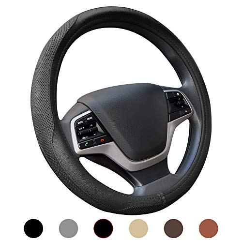 Ylife Microfiber Leather Car Steering Wheel Cover