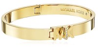 Michael Kors Iconic Hinged MK Logo Bangle Bracelet