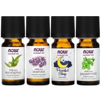 NOW Essential Oils Let There Be Peace & Quiet Relaxing Essential Oils Kit
