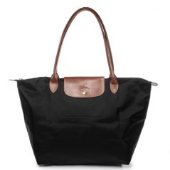 Longchamp Large Le Pliage Nylon Duffle Tote Bag